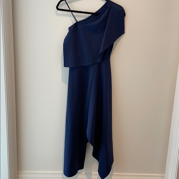 NWT Topshop Navy dress - Picture 3 of 6